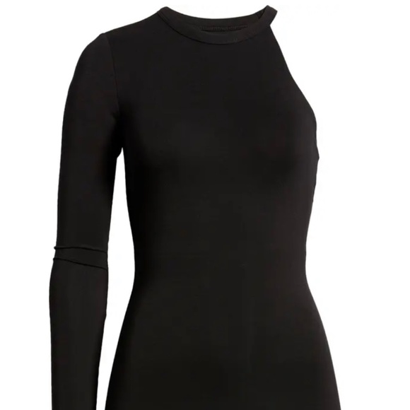 On One-Shoulder Body-Con Minidress - Picture 3 of 4